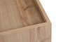 Hanah Home Consola Pekin Roble con Estanterías, Mueble Auxiliar para Salón o Pasillo, 150x76x40 cm